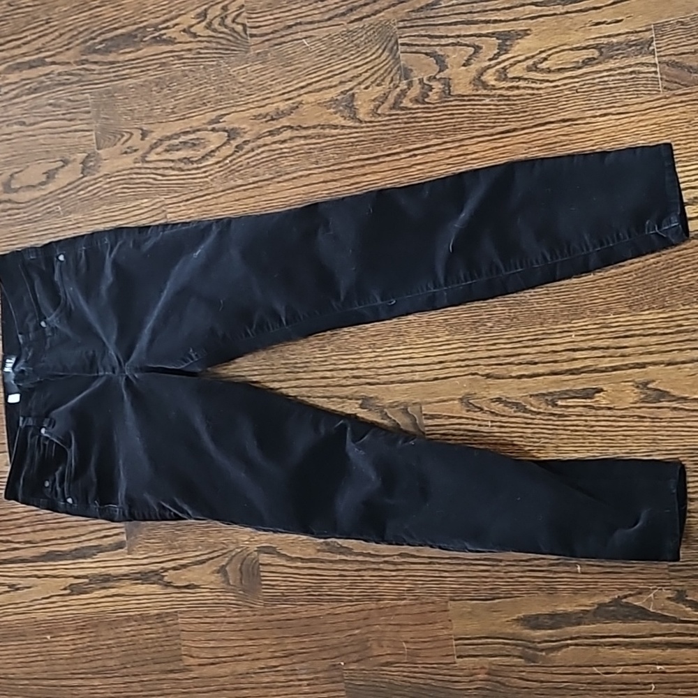 Black corduroy pants